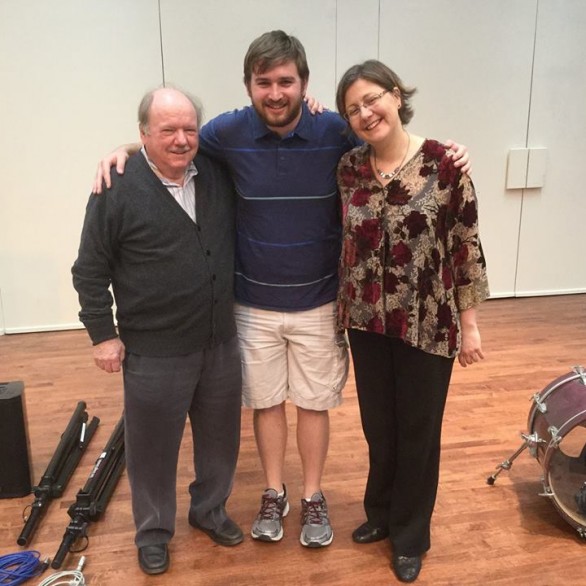 Shpachenko and Perry with former student Charles Parsons