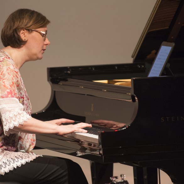 Nadia Shpachenko performs at the Steinway Initiative Celebration Concert