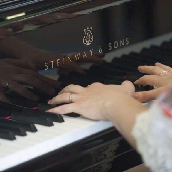 Nadia Shpachenko is selecting Steinway pianos for Cal Poly Pomona University