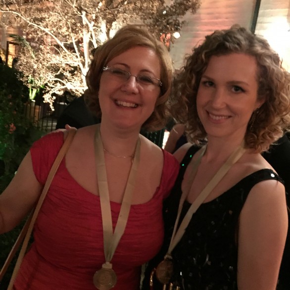 Nadia Shpachenko and Lori Henriques at the Grammy Nominee Reception